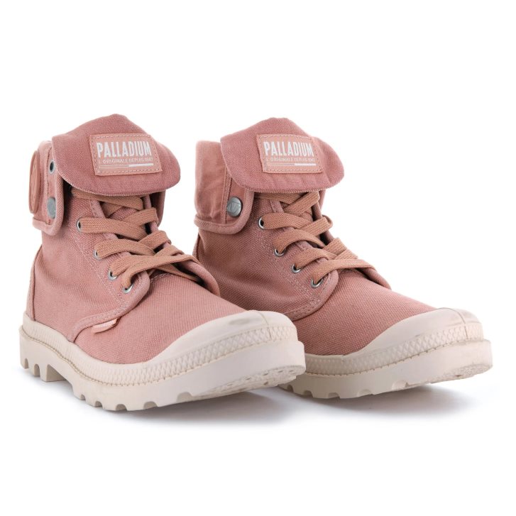 Palladium Baggy Women's Boots Rose | UK M025-QEJ